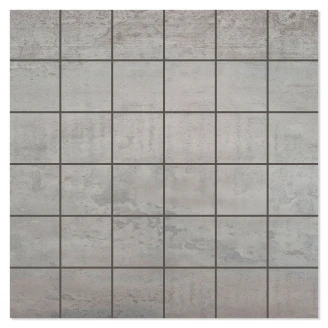 Mosaik Klinker <strong>Acier</strong>  Grå Matt 30x30 (5x5) cm